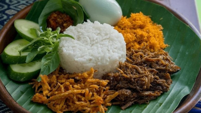 Nasi Krawu kuliner andalan khas Gresik