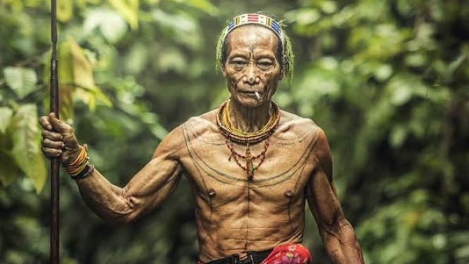 Foto salah satu masyarakat Mentawai