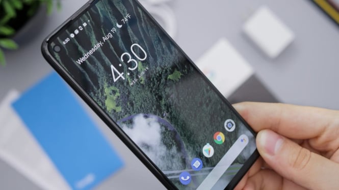 Ilustrasi smartphone Android
