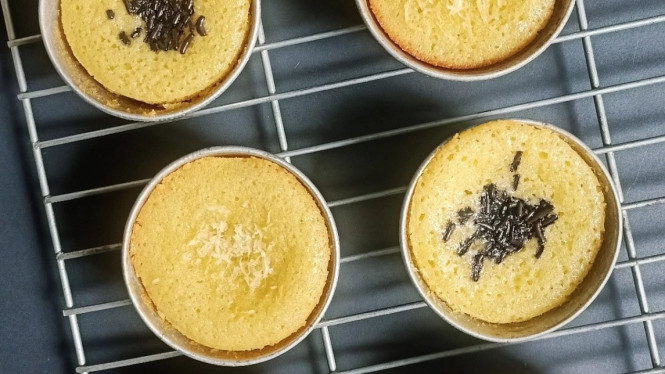 Ilustrasi kue pukis tanpa cetakan