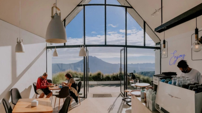 Montana Del Cafe Kintamani, dengan Pemandangan Gunung Batur