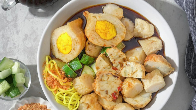 Ilustrasi Pempek Palembang