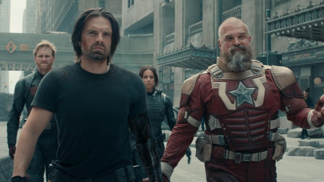 Wyatt Russell, David Harbour, Sebastian Stan, dan Hannah John