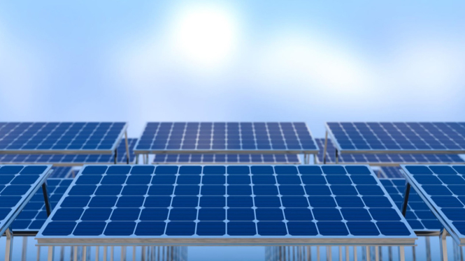 Ilustrasi Solar Panel / Panel Surya