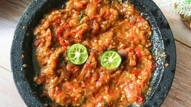Ilustrasi Sambal Terasi