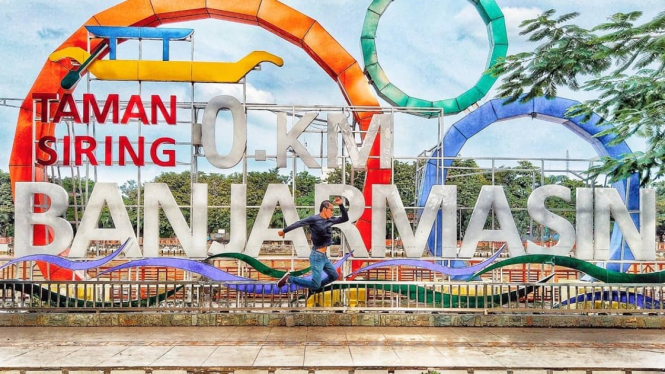 Taman Siring, destinasi wisata populer di Samarinda