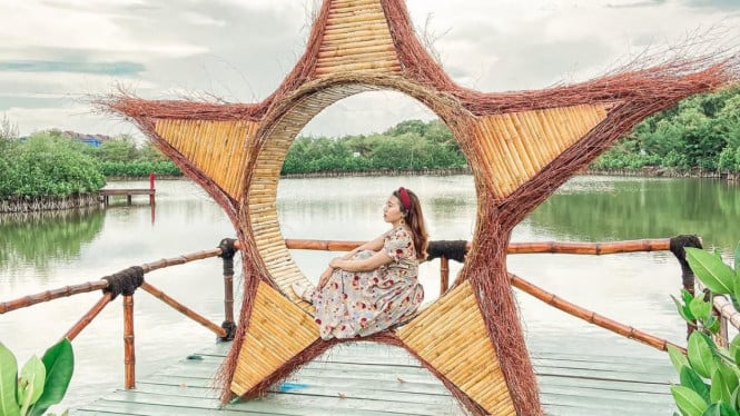 Spot foto di Ekowisata Mangrove Rungkut, wisata Surabaya