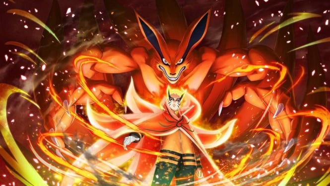 Naruto dalam mode Baryon