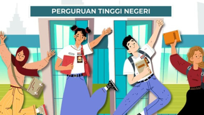 Ilustrasi peserta UTBK SNBT 2025