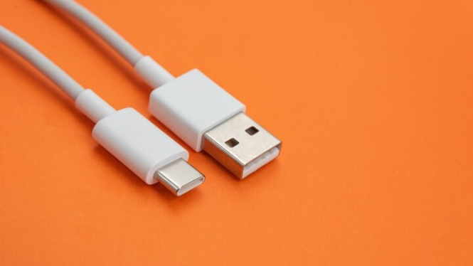 Ilustrasi Gadget Kabel USB to Type C