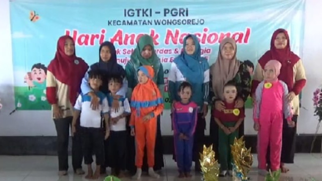 Pemenang Lomba Hari Anak Nasional, IGTKI Wongsorejo 2025