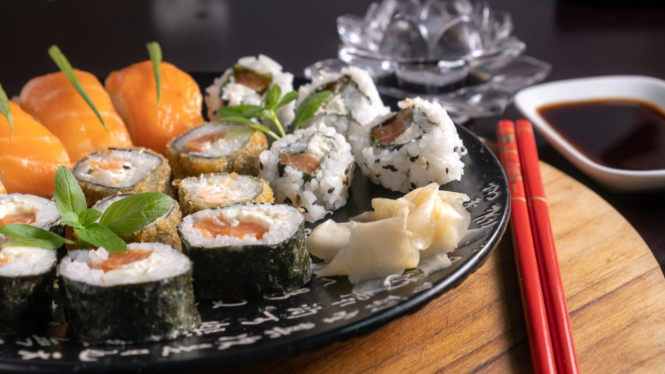 Ilustrasi Sushi yang bisa dijadikan ide sushi date sama pacar