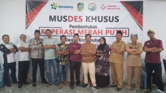 Dadang Supandi, jadi Ketua Koperasi Desa Merah Putih Alasbuluh