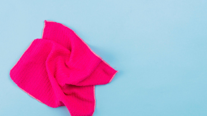 Kain microfiber yang sering digunakan untuk bersih-bersih
