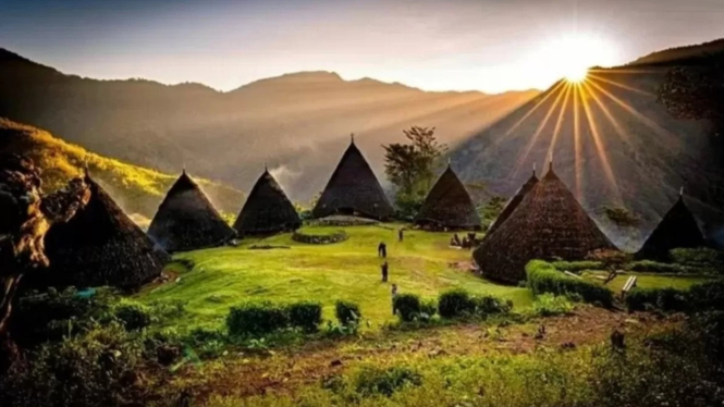 Desa Wae Rebo yang sangat asri dan indah