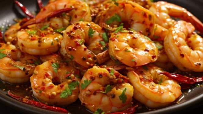 Udang makanan tinggi kolesterol