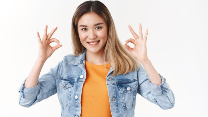 Ketika hati bahagia, wajah pun ikut