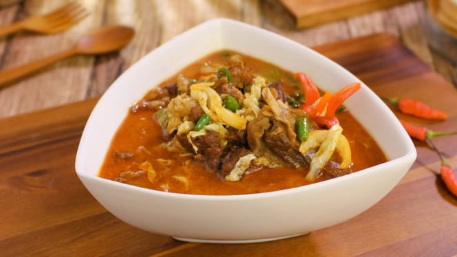 sajian tongseng kambing