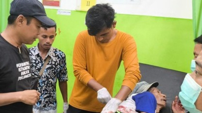 1 dari 2 korban pembacokan dirawat di Puskesmas Sanggar