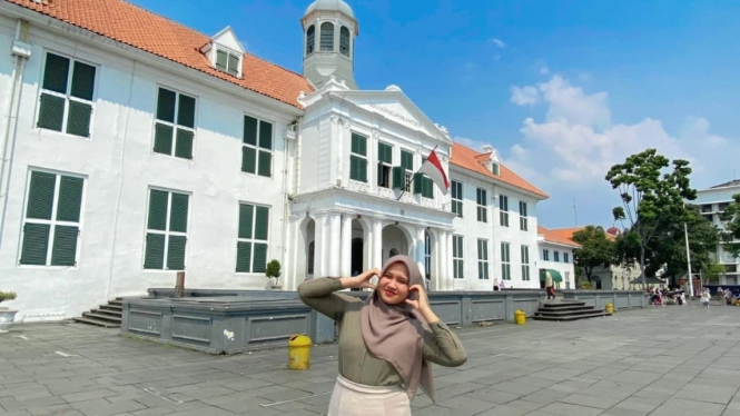 Pemandangan di Kota Tua Jakarta