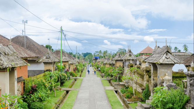 Desa Panglipuran wisata terbersih di Indonesia