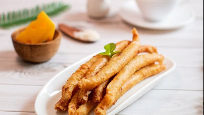 Camilan keju aroma yang nikmat untuk disantap saat lapar melanda