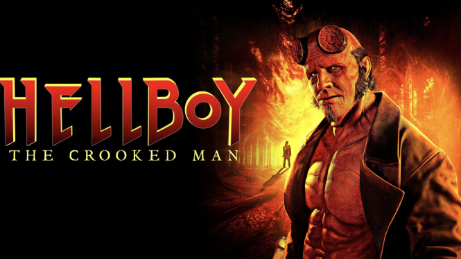 Jack Kesy sebagai Hellboy dalam Hellboy The Crooked Man (2024)