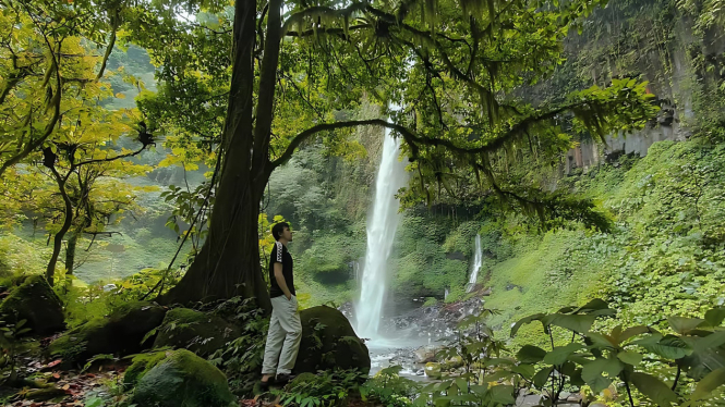Tempat yang bikin waktu nggak penting, Air Terjun Lider