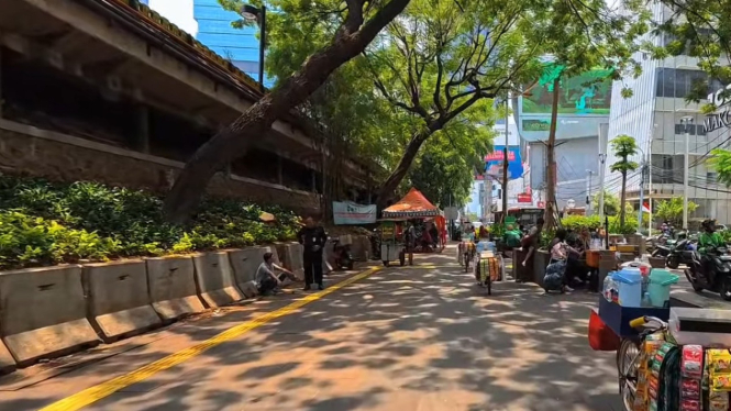 Kawasan Dukuh Atas yang Cukup Ramai