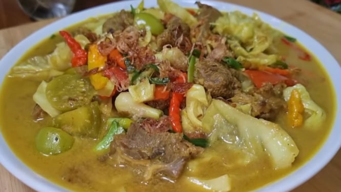 Tongseng daging kambing