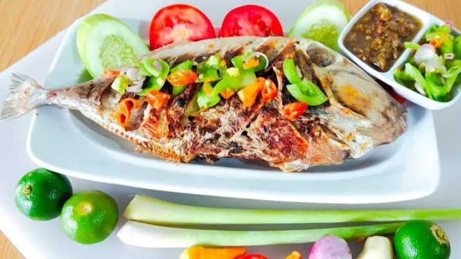 Ikan bakar khas Sulawesi Utara