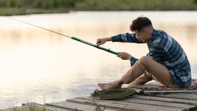 Ilustrasi waktu memancing terbaik