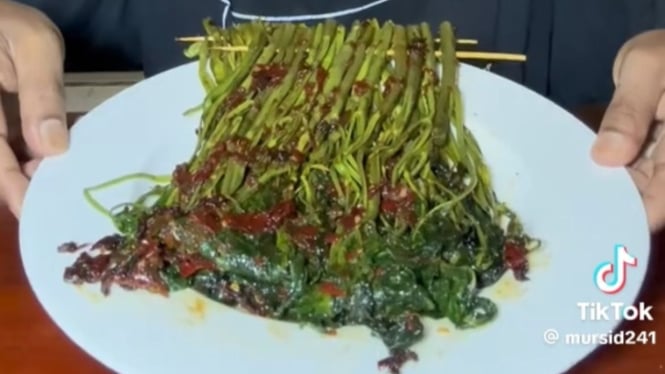Resep Sate Kangkung Viral.