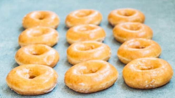 Donat kentang lembut yang menggoda selera