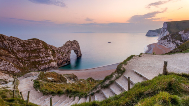 pemandangan jurassic coast