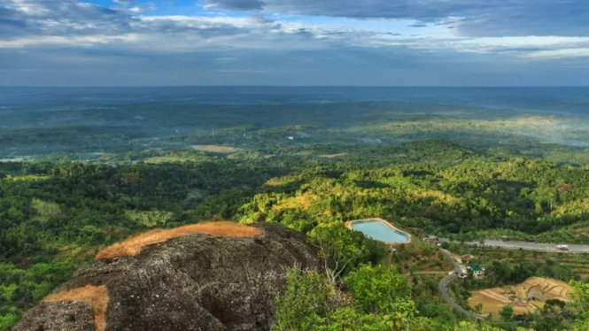 Pemandangan Desa Wisata Nglanggeran