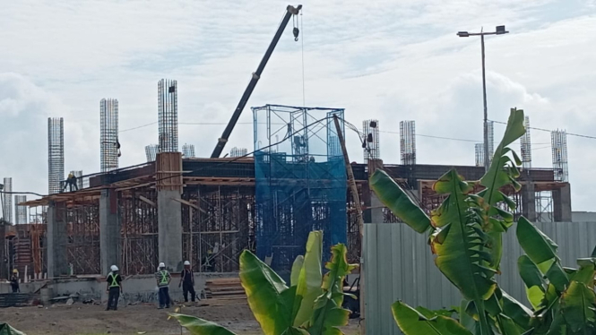 Progres Pembangunan Kantor Walikota Mataram
