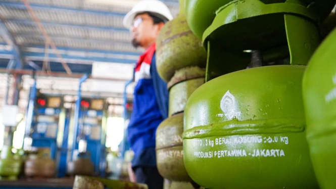 Pertamina Tambah Pasokan 184 ribu Tabung Elpiji 3 Kilogram