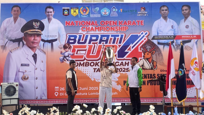 Pembukaan Open Karate Championship Bupati Cup 4 tahun 2025.