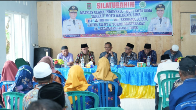 Kegiatan silaturahmi MUI Kota Bima dengan tokoh agama.