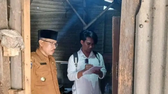 Peninjauan langsung oleh Kepala Desa bersama Ketua Yayasan