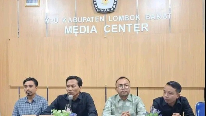 Ketua KPU Lombok Barat, Rudi Iskandar, memimpin langsung