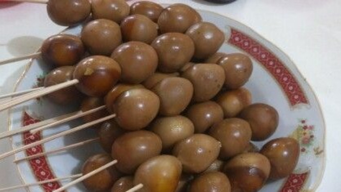 Resep sate telur puyuh ala angkringan