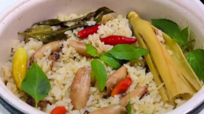 Resep nasi liwet cumi asin yang bikin nagih.