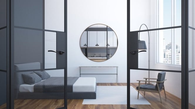 Tips Memilih Pintu Kaca Kamar Tidur agar Ruangan Terlihat Luas