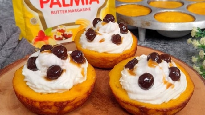Kue Lumpur boba cream yang nagih