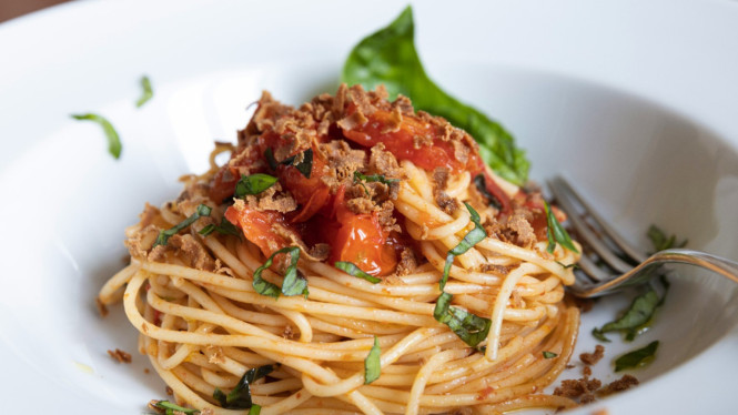 Spaghetti yang Terlihat Menggiurkan