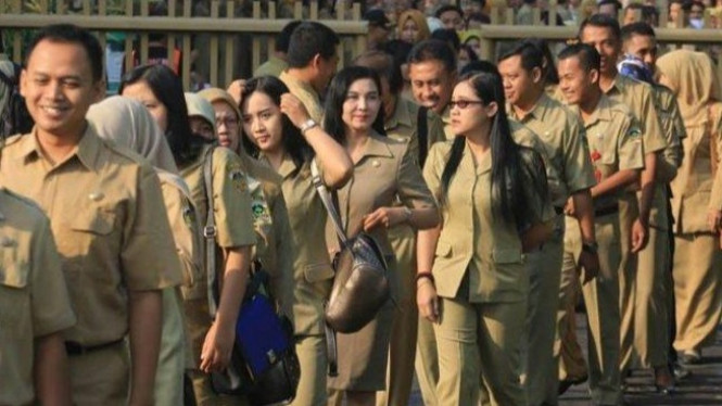 Ilustrasi Kerja ASN Zaman Now