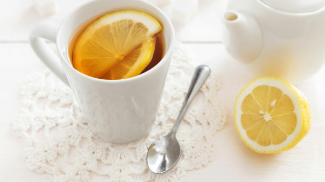 Lemon Tea yang Terlihat Menyegarkan