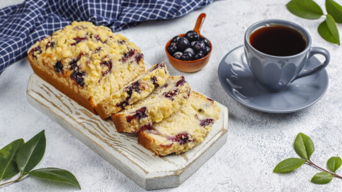 Pound cake lembut manis segar